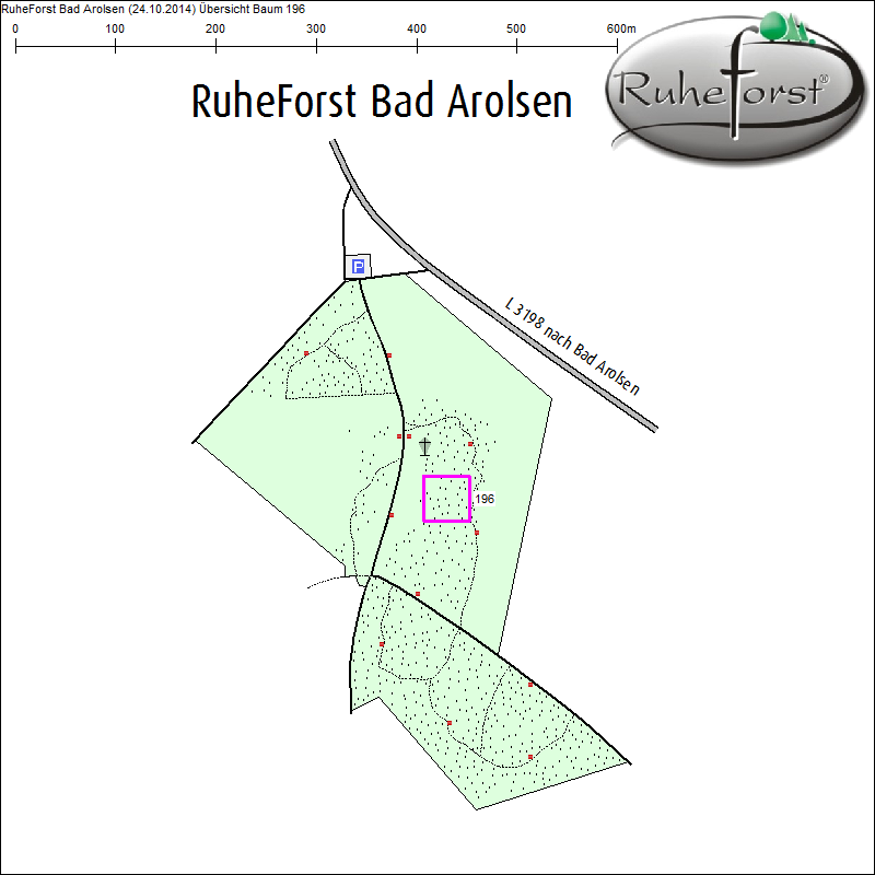 &Uuml;bersichtskarte zu Baum 196