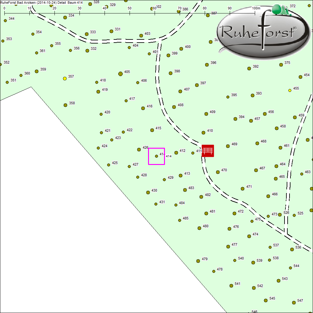 Detailkarte zu Baum 414