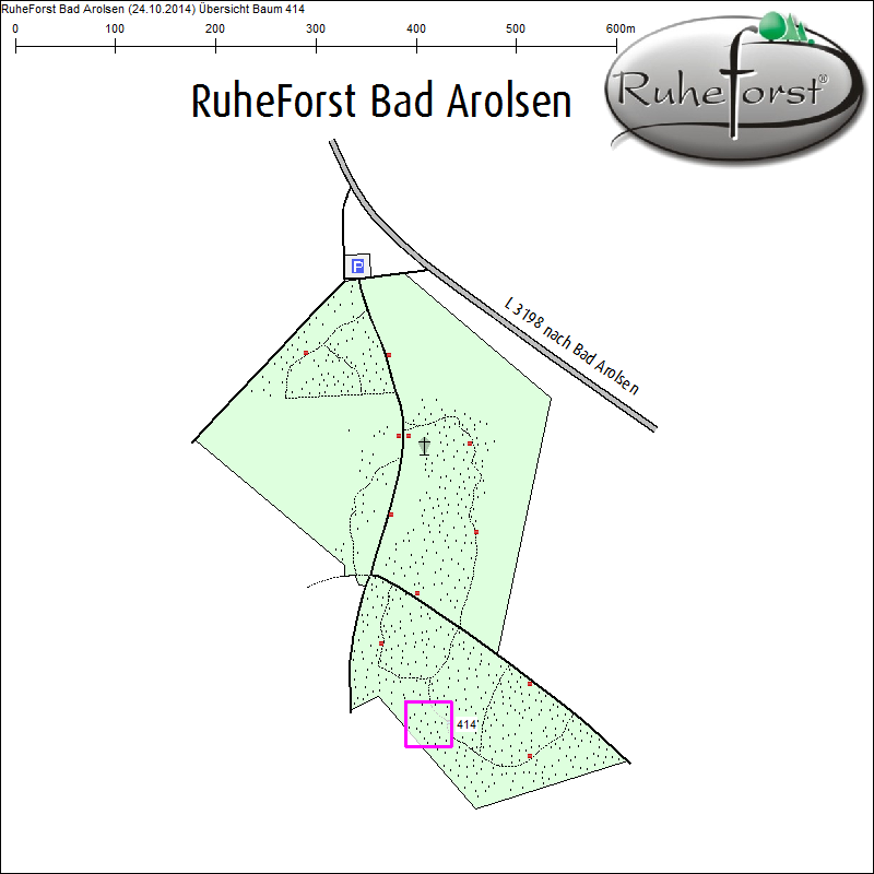 &Uuml;bersichtskarte zu Baum 414