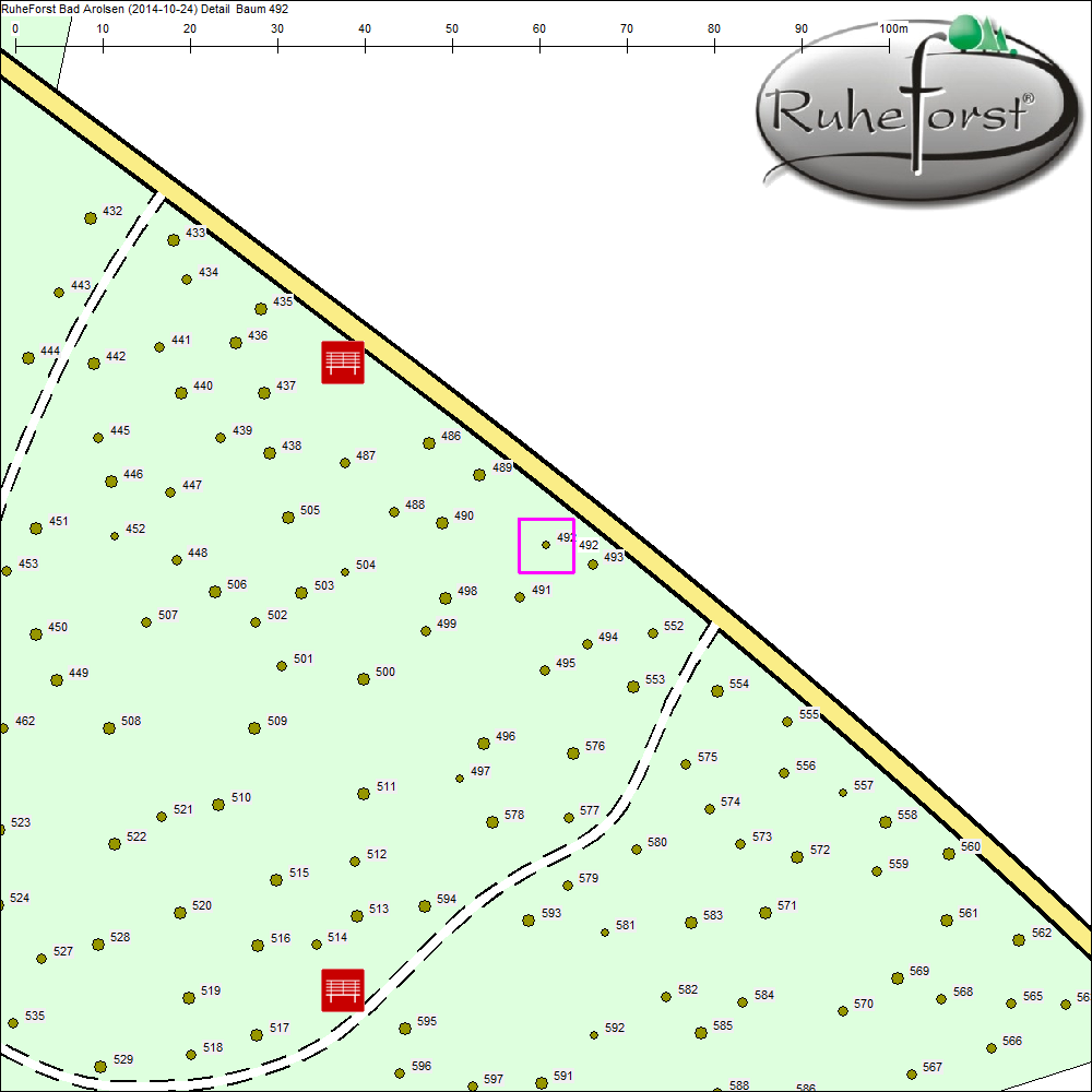 Detailkarte zu Baum 492